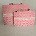 فاشين باغ لون زهري حجم كبير وصغير طقم